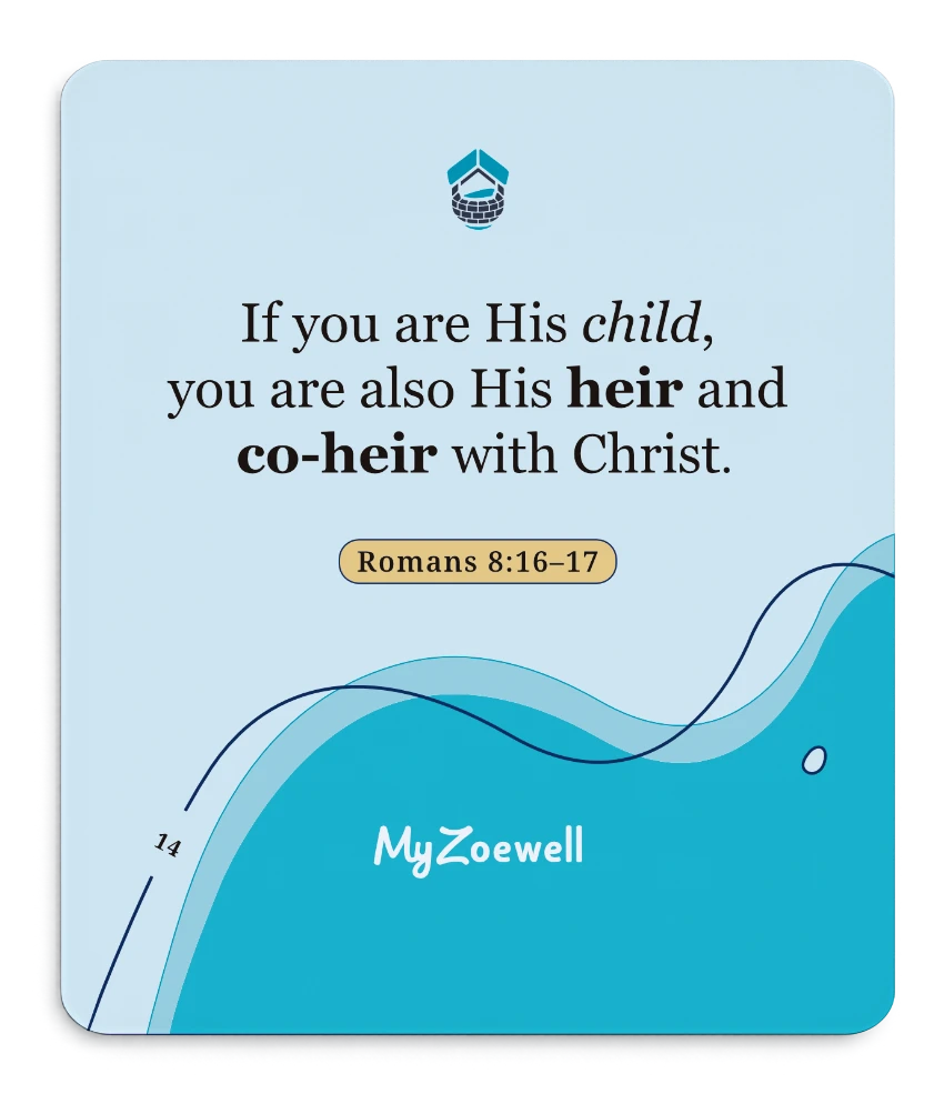 MyZoewell Identity in Christ Affirmations | card 14